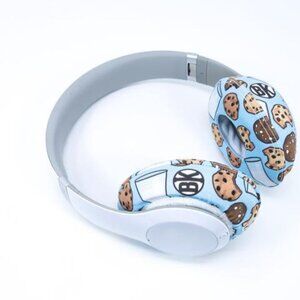 Beat Kicks Headphone Covers - Milk N Cookies -Protective, Washable, Reg Size New